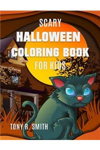 Scary Halloween Coloring Book