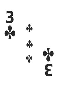 Three Of Clubs Notebook