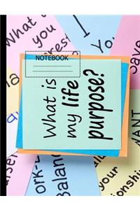 what is my life purpose: notebook college ruled 8.5 x 11, Wave Smart Notebook Religion & Spirituality Romance Science & Math Science Fiction & Fantasy Self-Help Sports & Out