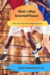 Blank College School Basketball Planner