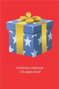 christmas notebook 120 pages lined
