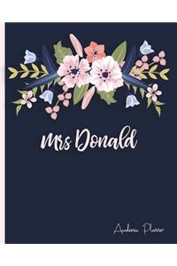 Mrs Donald, Academic Planner