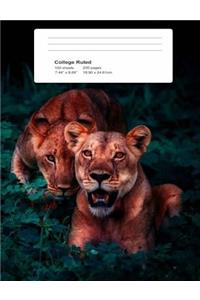 Lion Composition Book