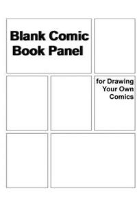 Blank Comic Book Panel for Drawing Your Own Comics