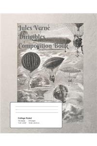 Jules Verne Dirigibles Composition Book