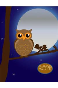 2019 Owl Daily Planner