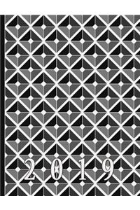 Geometric Diamond Shapes in Black, White, and Greys