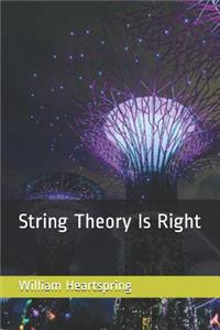 String Theory Is Right