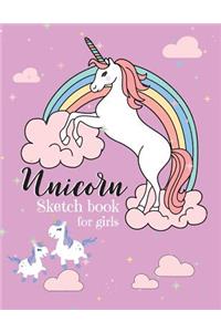 Unicorn Sketch Book for Girls