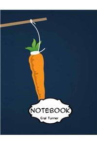 Notebook Journal : Carrot: Pocket Notebook Journal Diary, 120 pages, 8.5 x 11 (Dot-Grid,Graph,Lined,Blank Notebook Journal)