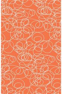 Journal Notebook Abstract Scribbles In Orange