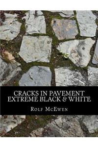 Cracks in Pavement - Extreme Black & White