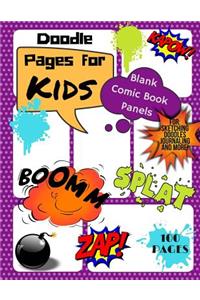 Kids Blank Comic Sketch & Doodle NoteBook