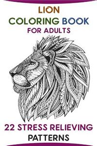 Lion Coloring Book For Adults