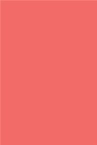 Coral 101 - Lined with Margins Notebook (Narrow)