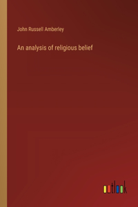 analysis of religious belief