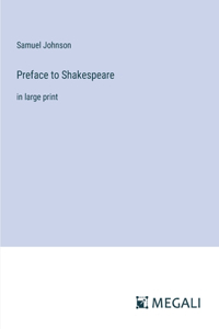Preface to Shakespeare