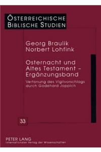 Osternacht Und Altes Testament - Ergaenzungsband