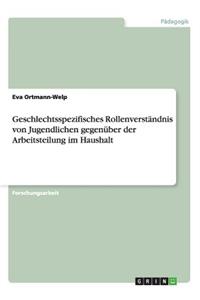 Geschlechtsspezifisches Rollenverständnis von Jugendlichen gegenüber der Arbeitsteilung im Haushalt