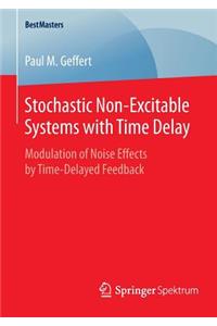 Stochastic Non-Excitable Systems with Time Delay