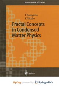 Fractal Concepts in Condensed Matter Physics
