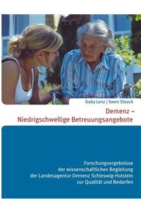 Demenz - Niedrigschwellige Betreuungsangebote