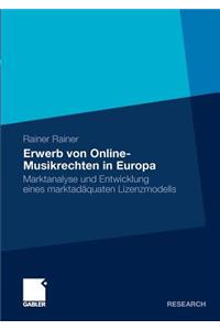 Erwerb von Online-Musikrechten in Europa