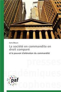 La société en commandite en droit comparé