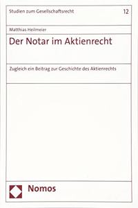 Der Notar Im Aktienrecht