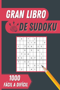 Grande Libro Di Sudoku: 1000 Sudokus de Fácil a Difícil con Soluciones