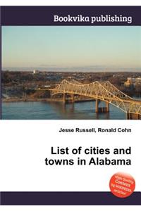 List of Cities and Towns in Alabama