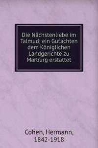 Die Nachstenliebe im Talmud