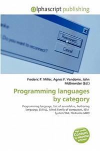 Programming Languages by Category