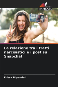 relazione tra i tratti narcisistici e i post su Snapchat