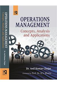 Operations Management Concepts Analysis And Applications