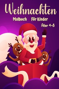 Weihnachtsfarbbuch fur Kinder Alter 4-8