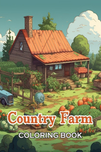 Country Farm Coloring Book