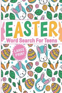 Large Print Easter Word Search For Teens