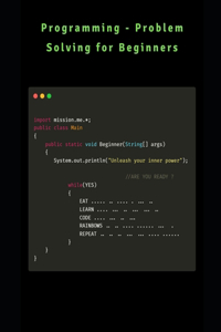 Programming - Problem Solving for Beginners