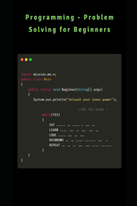 Programming - Problem Solving for Beginners