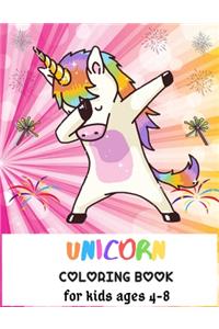 Unicorn Coloring Book For Kids Ages 4-8