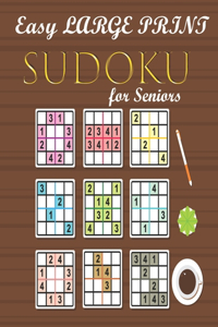 Easy LARGE PRINT SUDOKU for Seniors