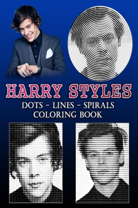 Harry Styles Dots Lines Spirals Coloring Book