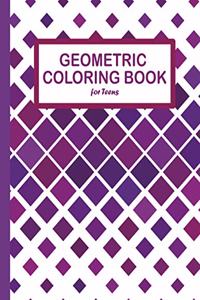 Geometric Coloring book for teens