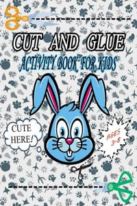 Cut and Glue Activity Book For Kids
