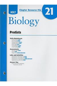 Holt Biology Chapter 21 Resource File: Protists