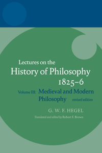 Hegel: Lectures on the History of Philosophy