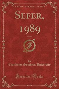 Sefer, 1989, Vol. 16 (Classic Reprint)