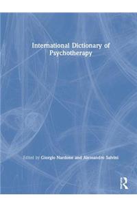 International Dictionary of Psychotherapy