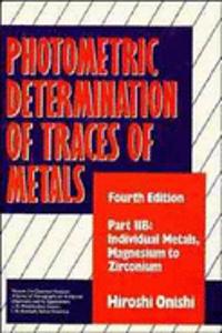 Photometric Determination of Traces of Metals